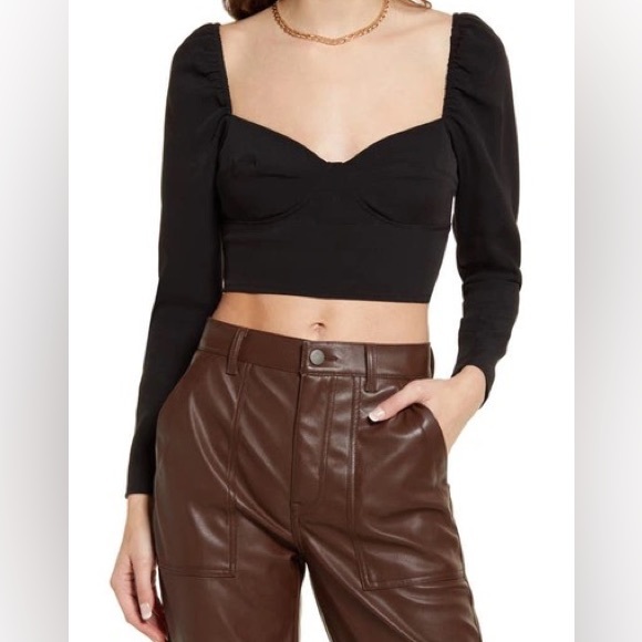Nordstrom Tops - Open Edit Bustier Crop top